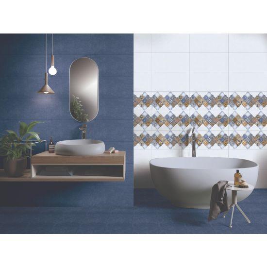 Odg Moroccan Blue Dk Wall Tiles, Blue Moroccan Bathroom Tiles