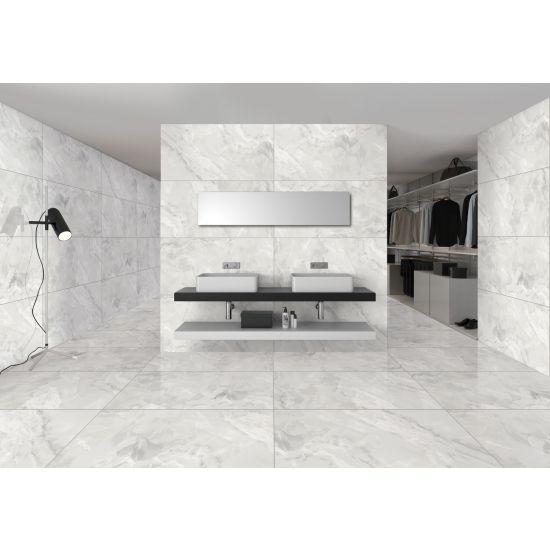 Pgvt Onyx Super White Floor Tiles, Super White Marble Floor Tiles