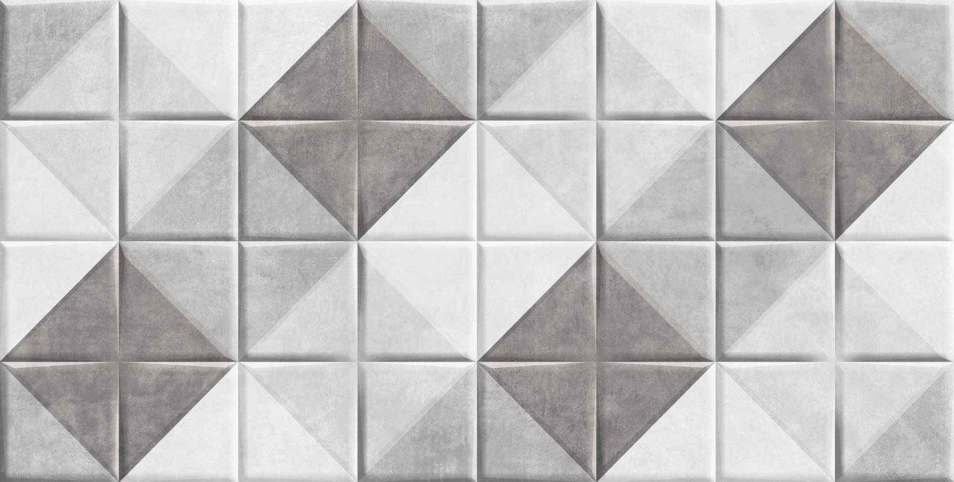 Decor Square Triangle Grey
