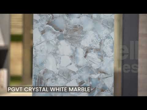 PGVT Crystal White Marble