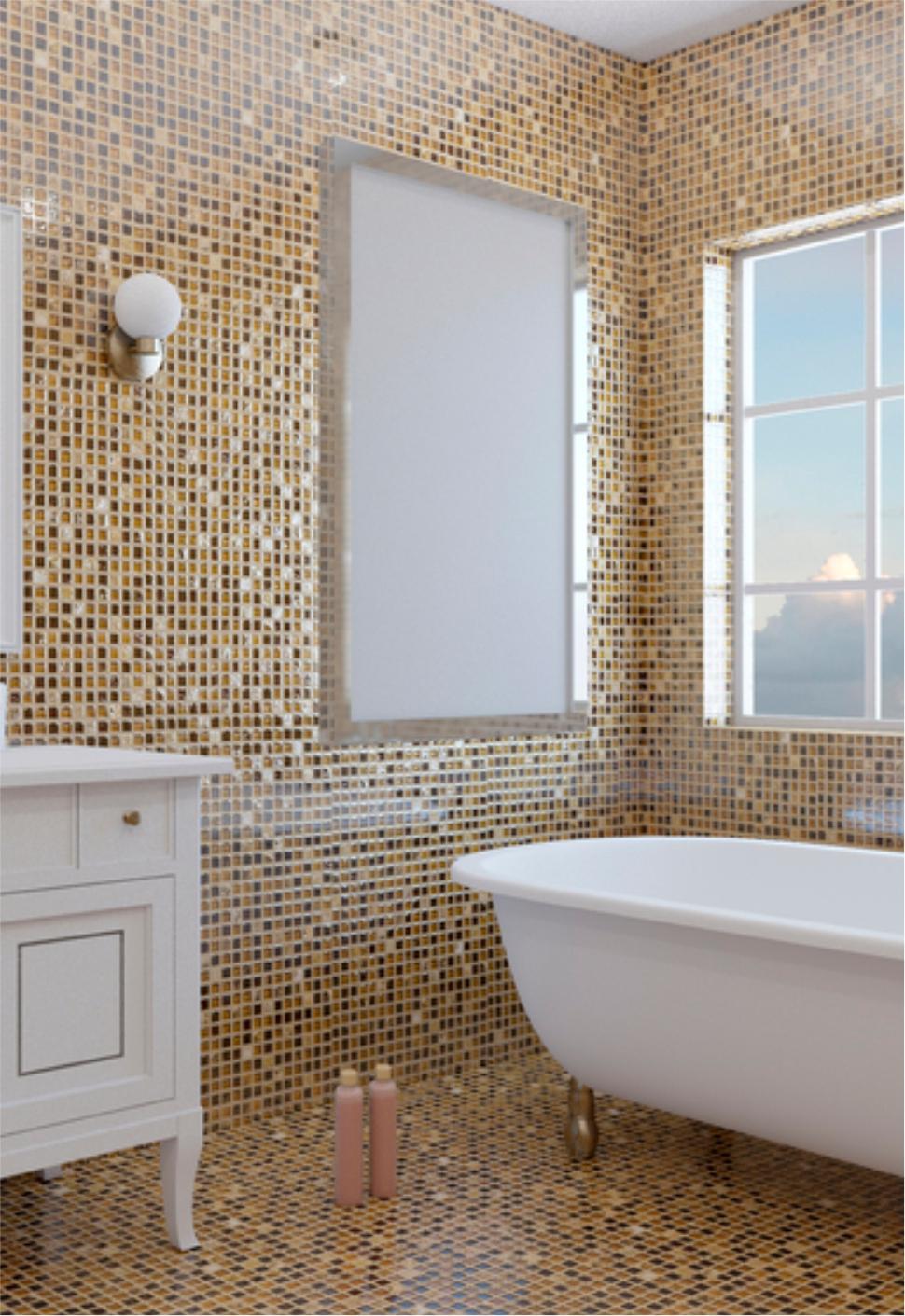 Glossy Tiles for Bathroom