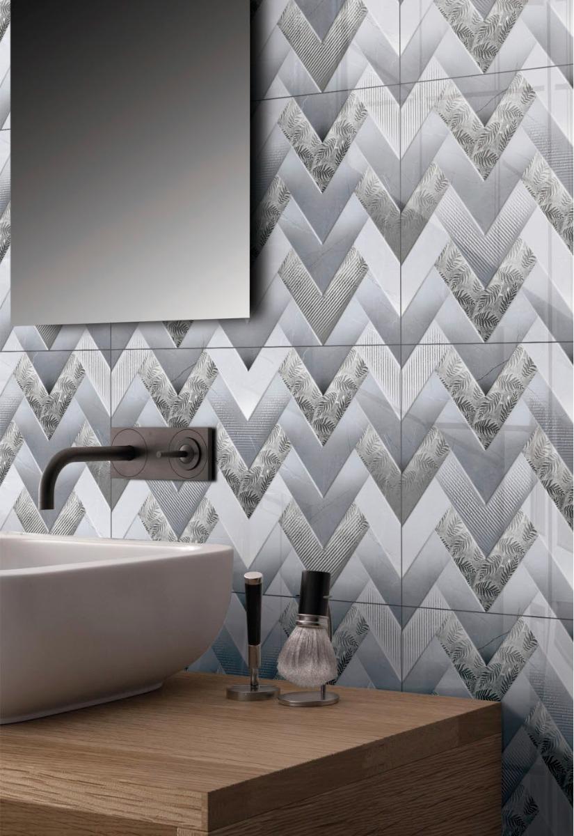 Bathroom Ambiance Ceramic Sparkle Wall Tiles
