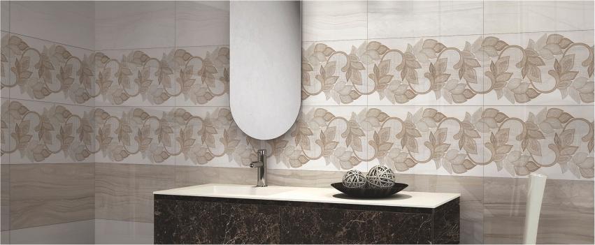 floral bathroom tiles pattern 