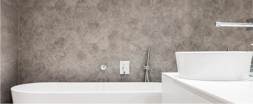 Honeycomb bathroom wall tile