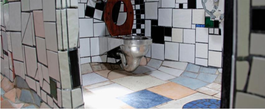 Unusual color bathroom tile